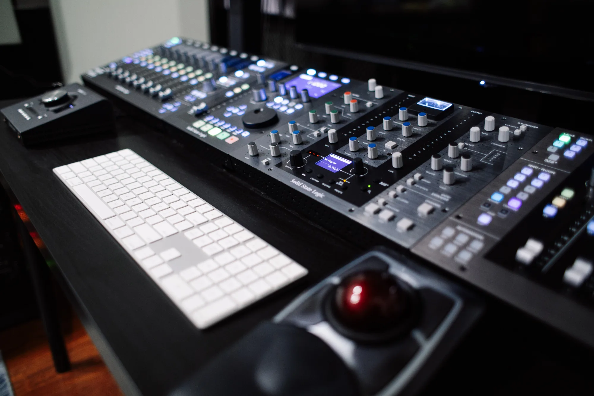 Mixing console control surface